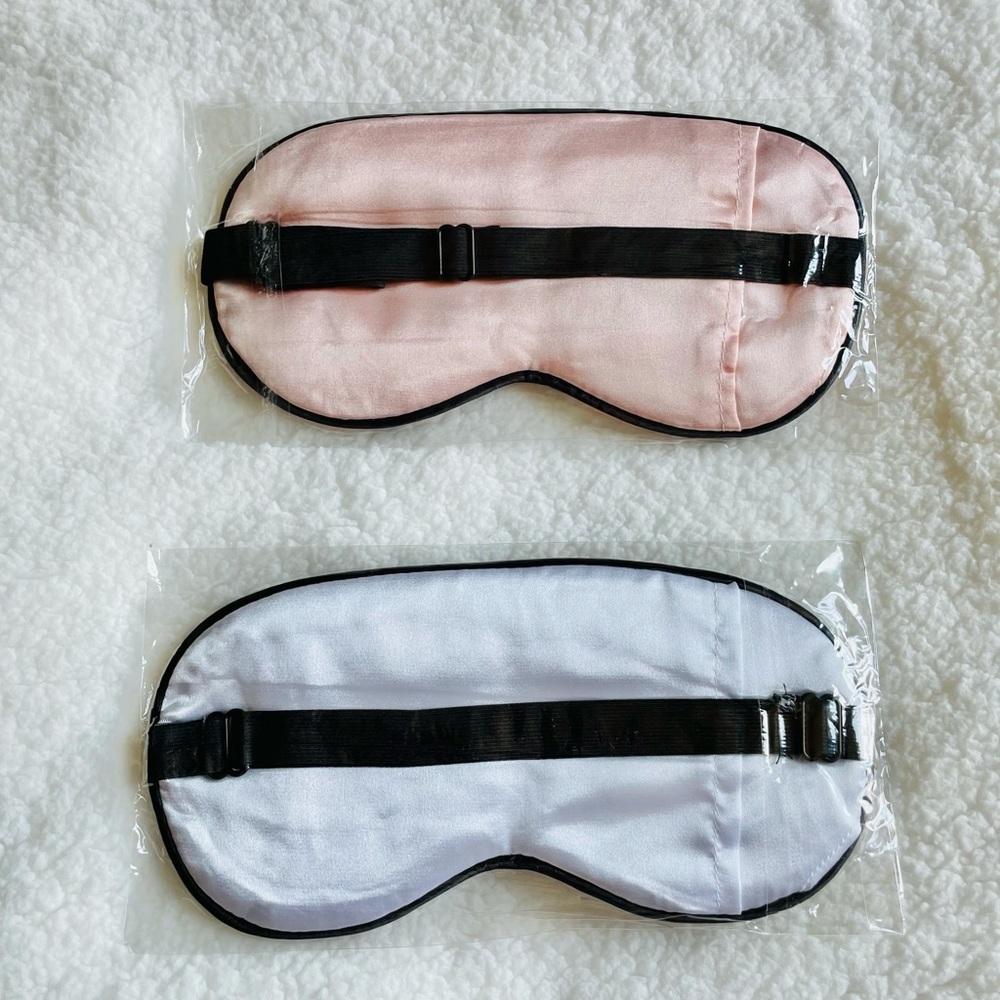 Set of 2 satin sleep masks - Picture 2 of 3